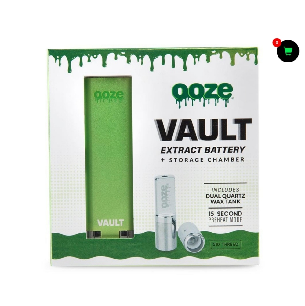 510 threaded extract battery by OOZE. 450 mah battery.
